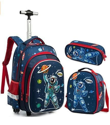 Mochilas de Niños con Ruedas Desmontable conjunto
